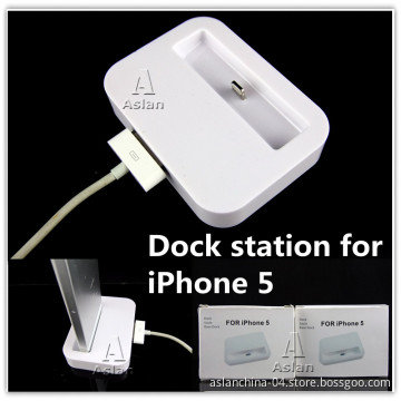 Dock Station, 30-Pin to 8-Pin Dock Station, Dock Station for iPhone 5 (AB-002)